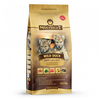 Wolfsblut Wild Duck Puppy Large Breed (Дикая утка для щенков крупных пород) 