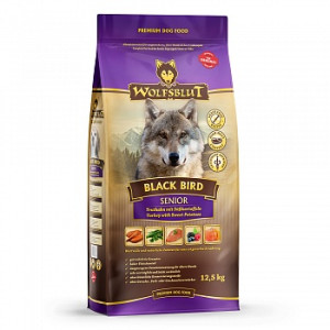 Wolfsblut - Сухой корм для пожилых собак Black Bird Senior (Черная птица из мяса индейки, батата, тыквы и корня пастернака). Wolfsblut - Сухой корм для пожилых собак Black Bird Senior (Черная птица из мяса индейки, батата, тыквы и корня пастернака).